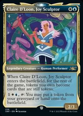 Claire DLoon Joy Sculptor Showcase 258/244 (Unfinity)  - Foil | Good Games Modbury