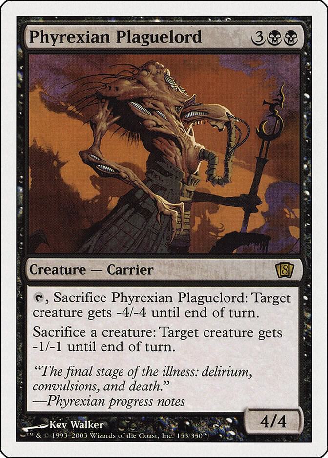 Phyrexian Plaguelord 153/350 (8th Edition)  | Good Games Modbury