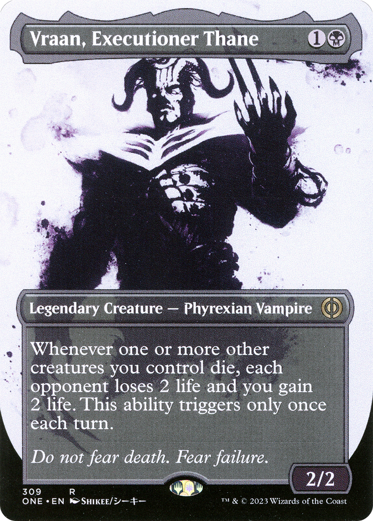 Vraan, Executioner Thane (Borderless Ichor) [Phyrexia: All Will Be One] | Good Games Modbury