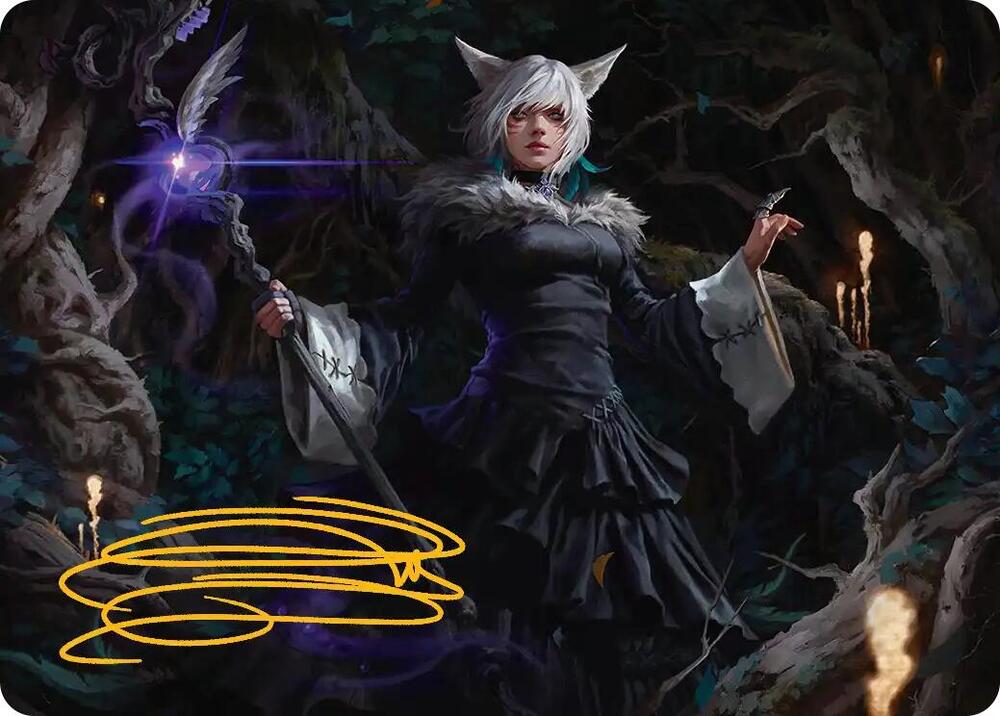 Yshtola Nights Blessed Art Card 21 Gold Stamped Signature 21 (Art Series: FINAL FANTASY)  | Good Games Modbury