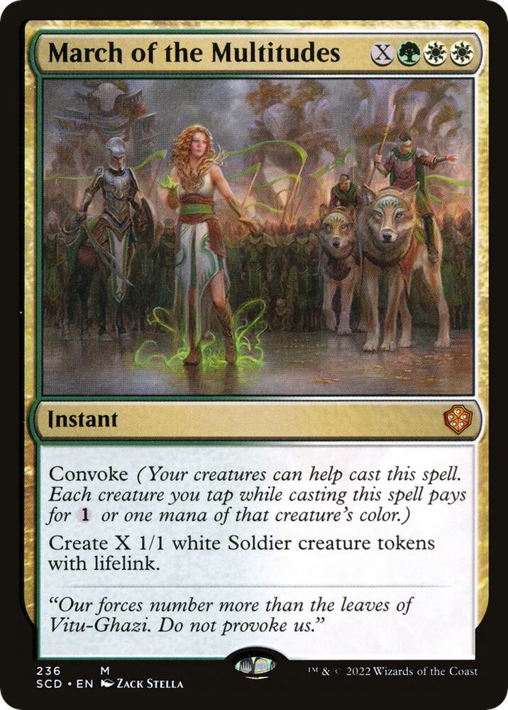 March of the Multitudes 236 (Starter Commander Decks)  | Good Games Modbury