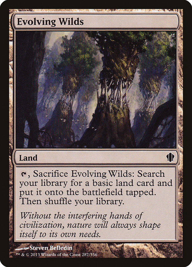 Evolving Wilds [Commander 2013] | Good Games Modbury