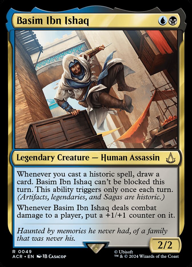 Basim Ibn Ishaq 49 (Universes Beyond: Assassin's Creed)  - Foil | Good Games Modbury