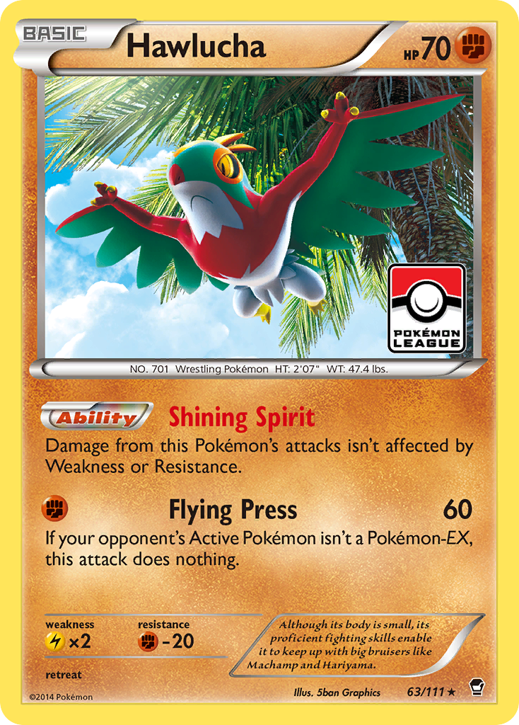 Hawlucha (63/111) [XY: Furious Fists] | Good Games Modbury