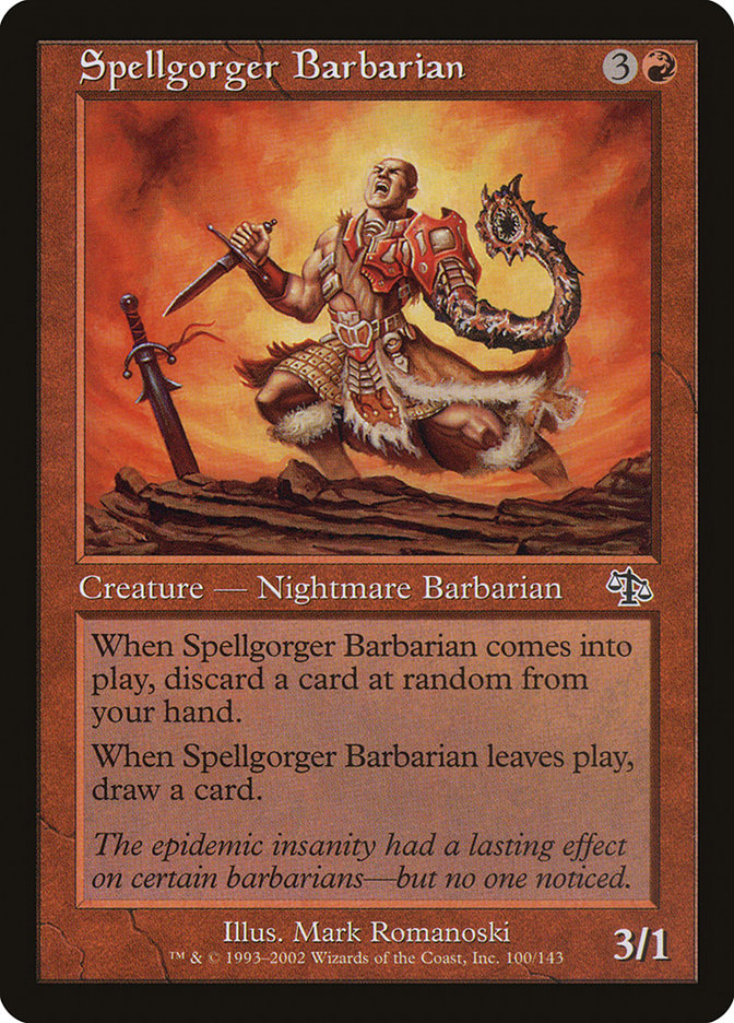 Spellgorger Barbarian 100 (Judgment)  - Foil | Good Games Modbury