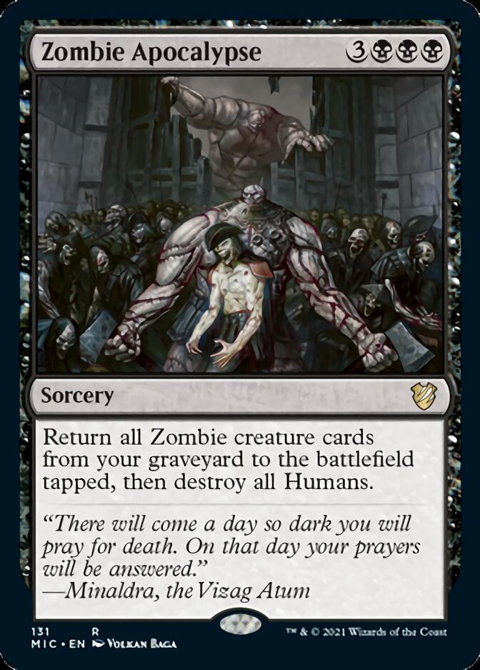 Zombie Apocalypse [Innistrad: Midnight Hunt Commander] | Good Games Modbury