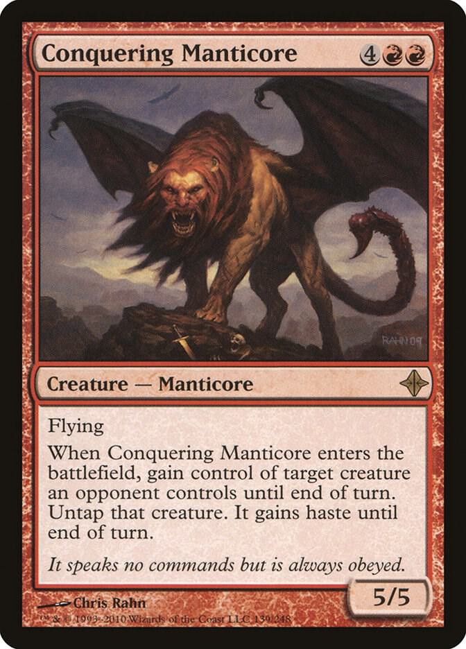 Conquering Manticore 139/248 (Rise of the Eldrazi)  - Foil | Good Games Modbury