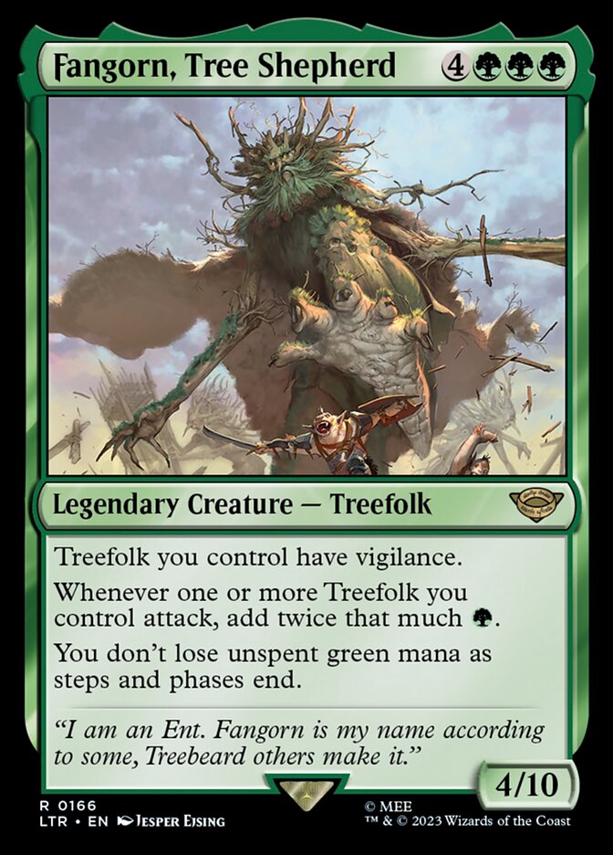Fangorn, Tree Shepherd 166 (Universes Beyond: The Lord of the Rings: Tales of Middle-earth)  - Foil | Good Games Modbury