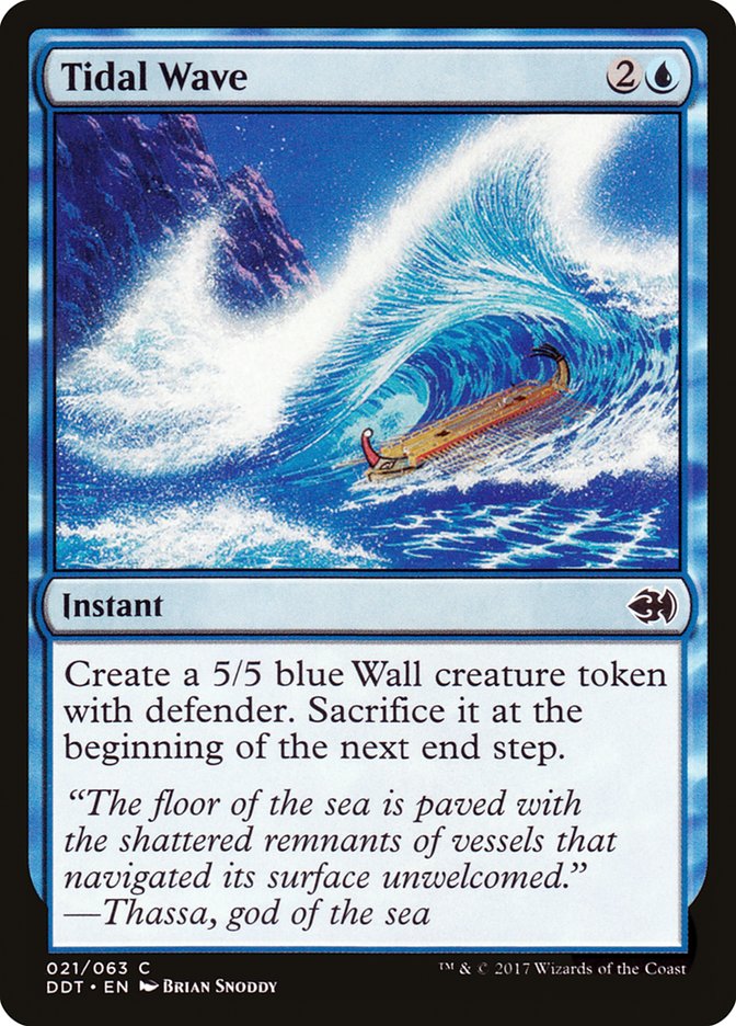 Tidal Wave 21/63 (Duel Decks: Merfolk vs. Goblins)  | Good Games Modbury