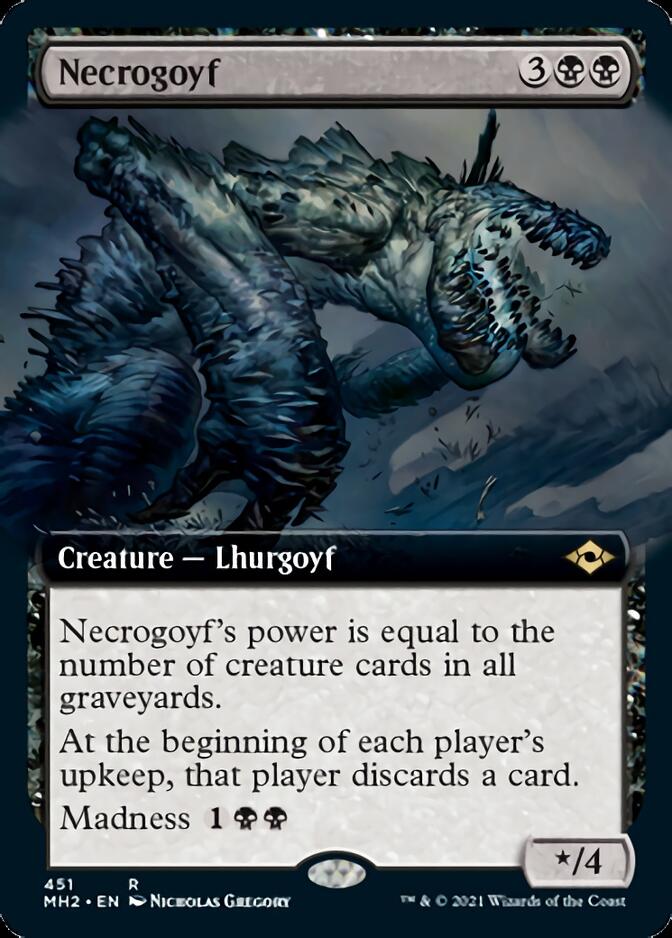 Necrogoyf (Extended Art) [Modern Horizons 2] | Good Games Modbury