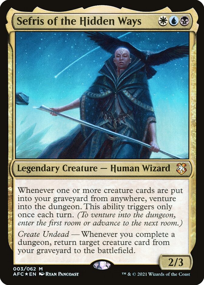 Sefris of the Hidden Ways 3 (Commander: Adventures in the Forgotten Realms)  - Foil | Good Games Modbury