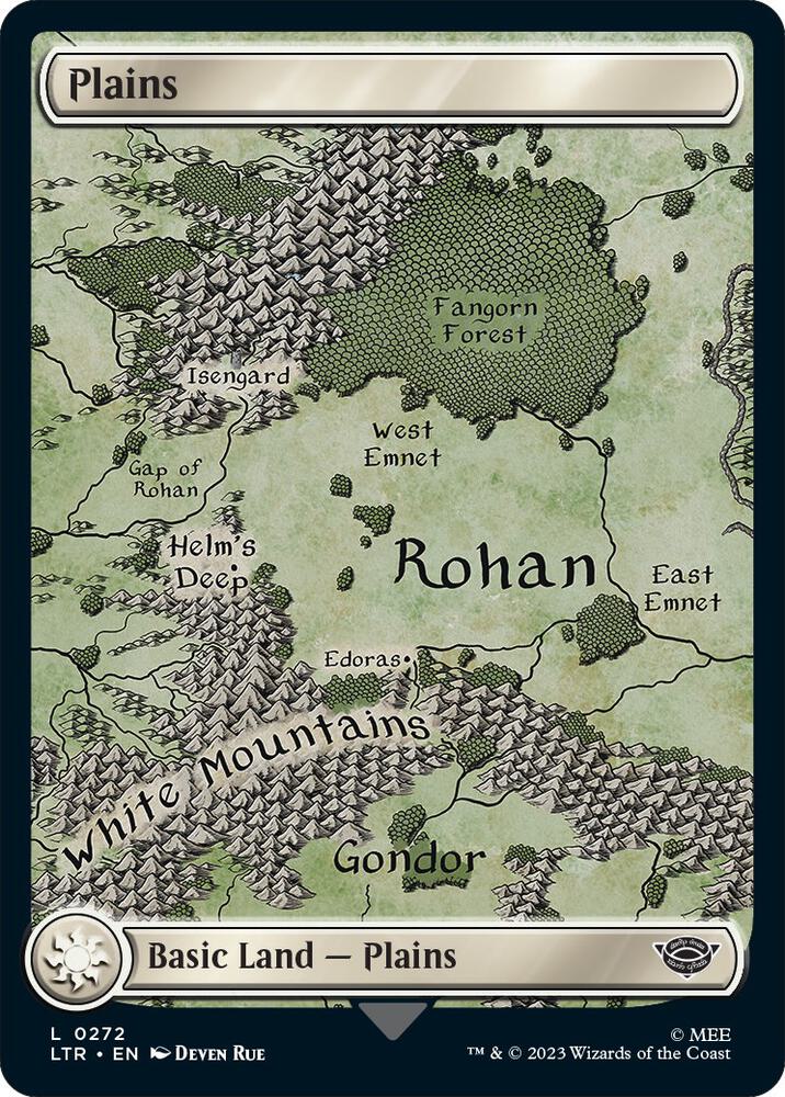 Plains 272/281 (Universes Beyond: The Lord of the Rings: Tales of Middle-earth)  - Full Art Foil | Good Games Modbury