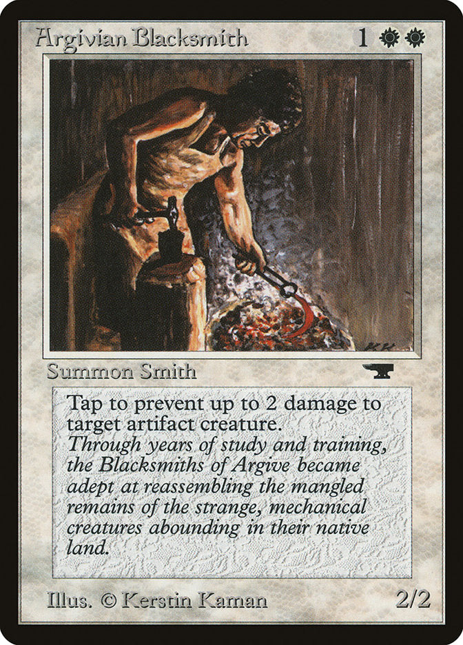 Argivian Blacksmith [Antiquities] | Good Games Modbury