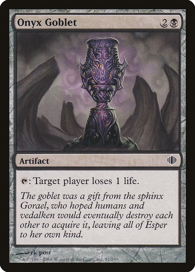 Onyx Goblet 81/249 (Shards of Alara)  - Foil | Good Games Modbury