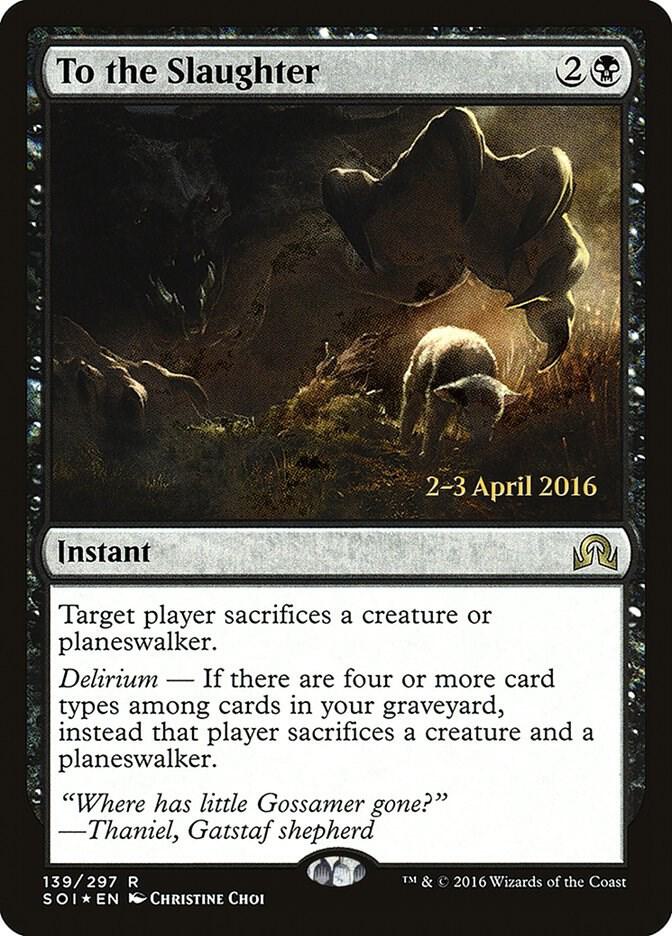 To the Slaughter 139s/89 (Prerelease Cards)  - Foil | Good Games Modbury