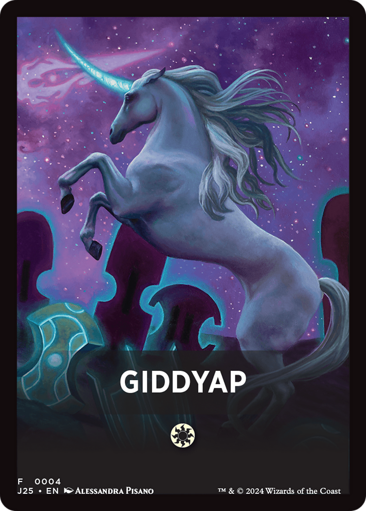 Giddyap Theme Card [Foundations Jumpstart Front Cards] | Good Games Modbury