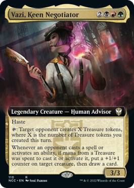 Vazi Keen Negotiator Extended Art 110 (Commander: Streets of New Capenna)  | Good Games Modbury