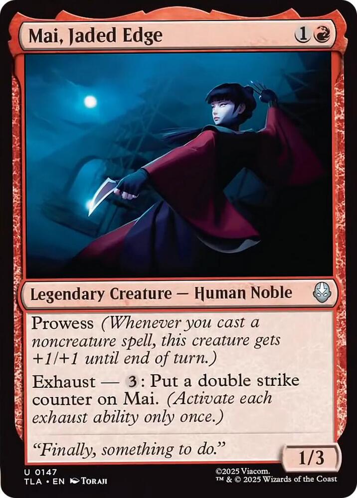 Mai, Jaded Edge 147/286 (Avatar: The Last Airbender)  - Foil | Good Games Modbury