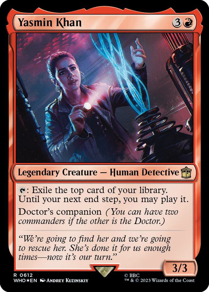 Yasmin Khan 612/331 (Universes Beyond: Doctor Who)  - Surge Foil | Good Games Modbury