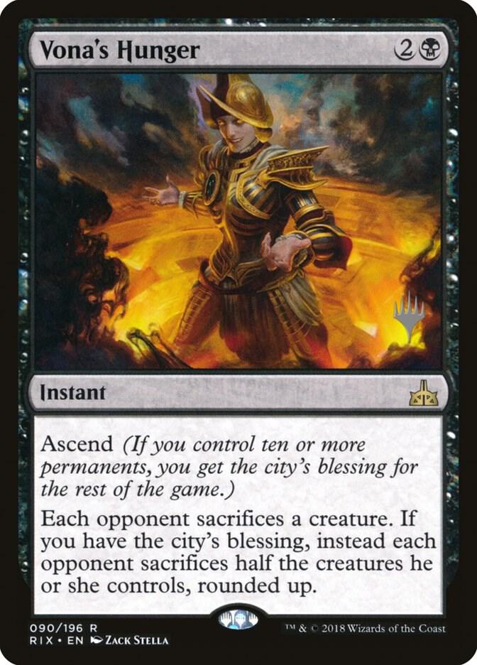 Vonas Hunger 90p/98 (Promo Pack: Core Set 2020)  - Foil | Good Games Modbury