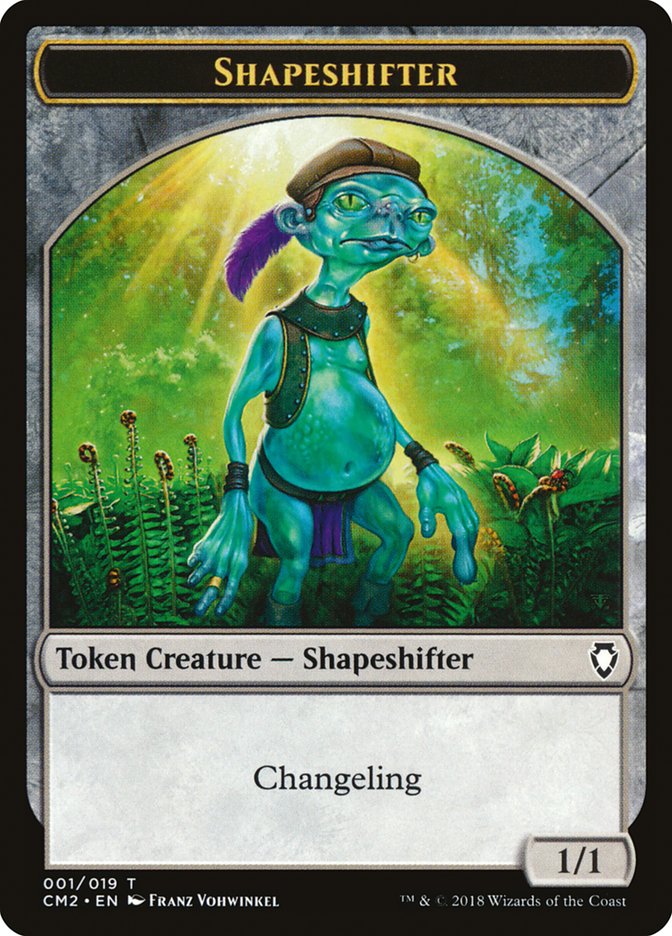 Shapeshifter Token [Commander Anthology Volume II Tokens] | Good Games Modbury