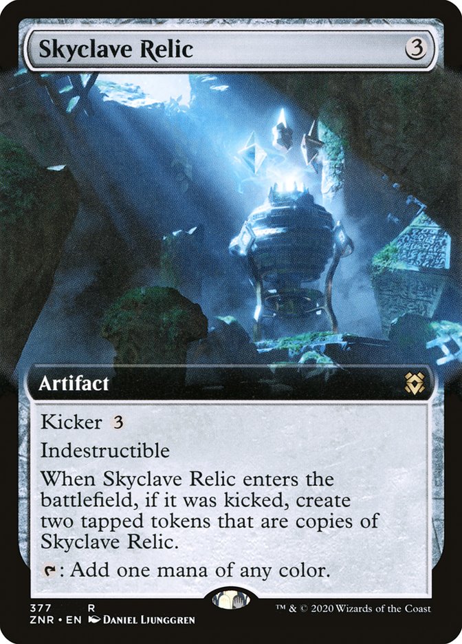 Skyclave Relic (Extended Art) [Zendikar Rising] | Good Games Modbury