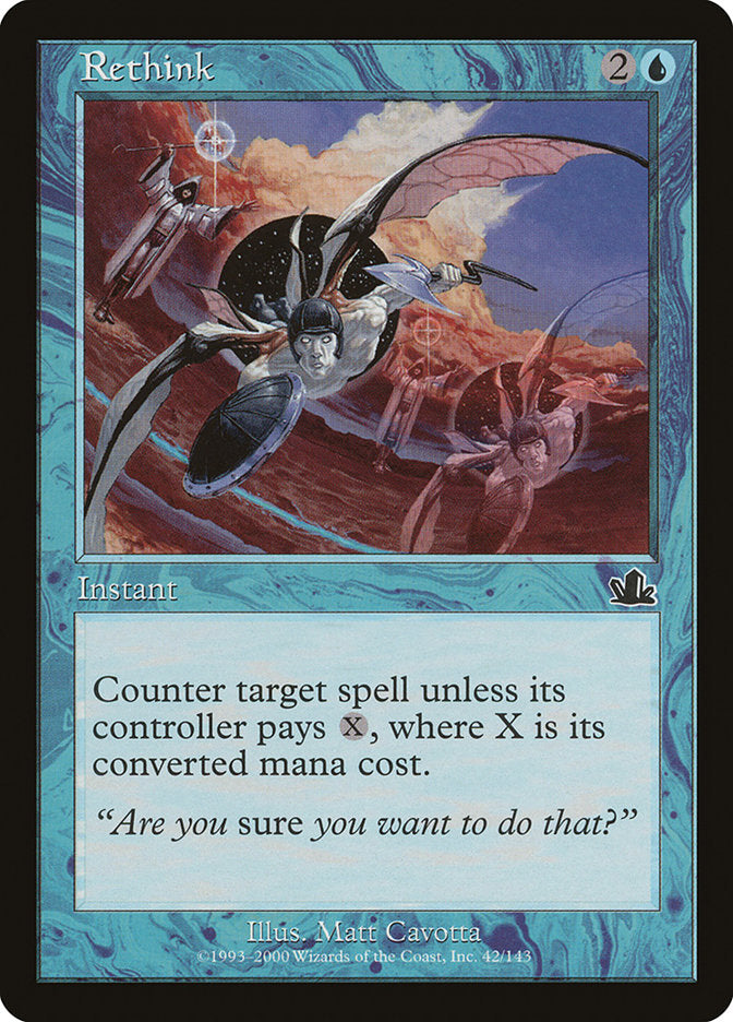 Rethink 42/143 (Prophecy)  - Foil | Good Games Modbury