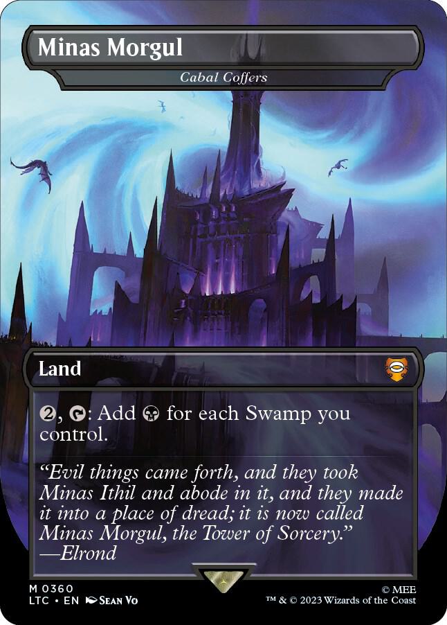 Minas Morgul - Cabal Coffers 360 (Commander: The Lord of the Rings: Tales of Middle-earth)  - Borderless Foil | Good Games Modbury