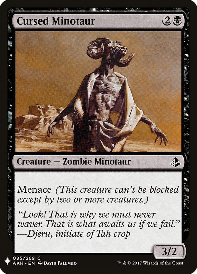 Cursed Minotaur [Mystery Booster] | Good Games Modbury