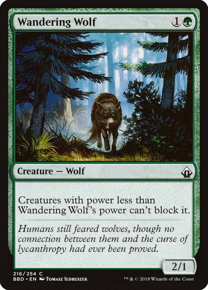 Wandering Wolf 216/254 (Battlebond)  - Foil | Good Games Modbury