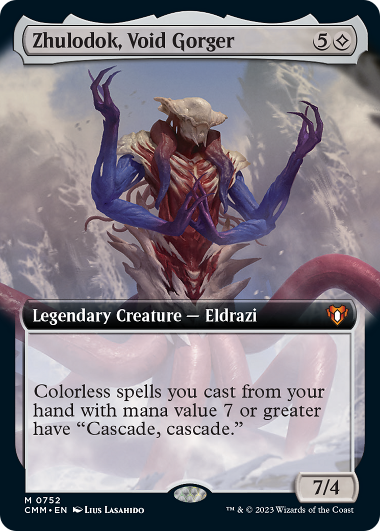 Zhulodok, Void Gorger (Extended Art) [Commander Masters] | Good Games Modbury