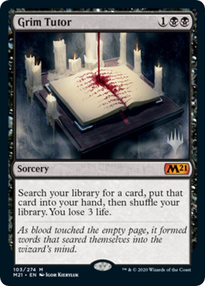 Grim Tutor 103 (Promo Pack: Core Set 2021)  | Good Games Modbury