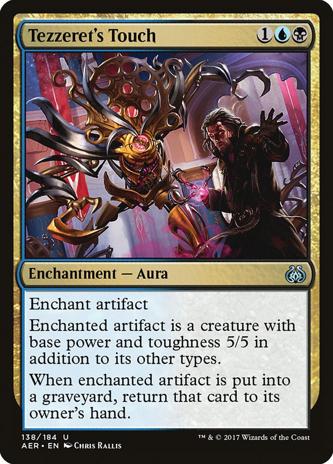 Tezzeret's Touch 138/184 (Aether Revolt)  - Foil | Good Games Modbury