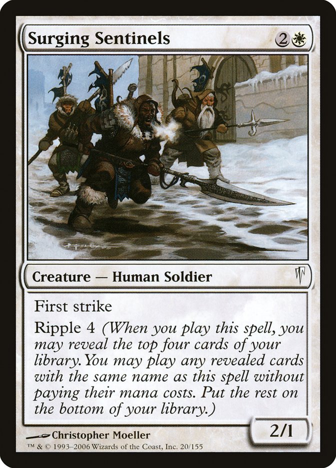 Surging Sentinels 20/155 (Coldsnap)  - Foil | Good Games Modbury
