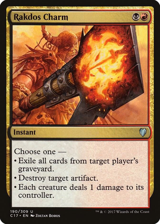 Rakdos Charm 190/309 (Commander 2017)  | Good Games Modbury