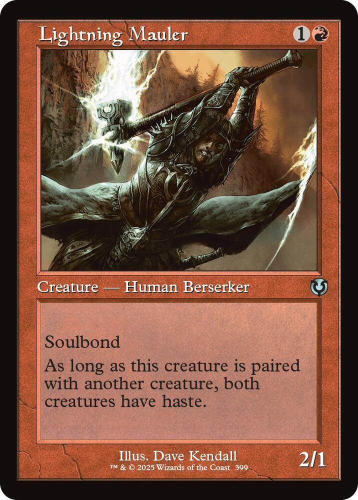 Lightning Mauler 399/287 (Innistrad Remastered)  - Retro Foil | Good Games Modbury