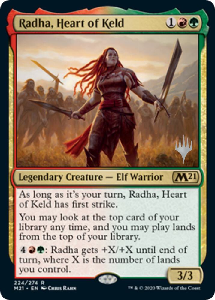 Radha Heart of Keld 224 (Promo Pack: Core Set 2021)  - Foil | Good Games Modbury