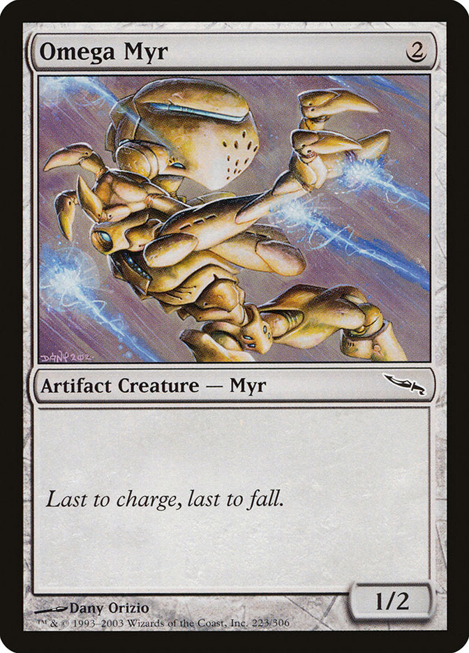 Omega Myr [Mirrodin] | Good Games Modbury