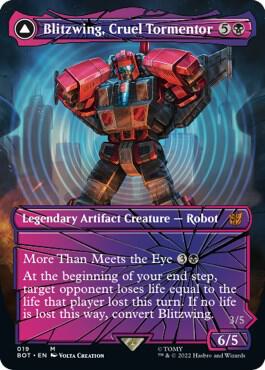 Blitzwing Cruel Tormentor Shattered Glass 19/58 (Universes Beyond: Transformers)  - Foil | Good Games Modbury