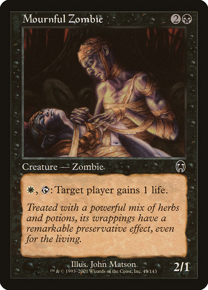 Mournful Zombie 43/143 (Apocalypse)  - Foil | Good Games Modbury