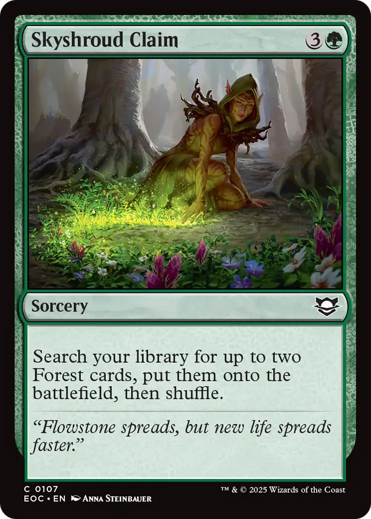 Skyshroud Claim [Edge of Eternities Commander] | Good Games Modbury