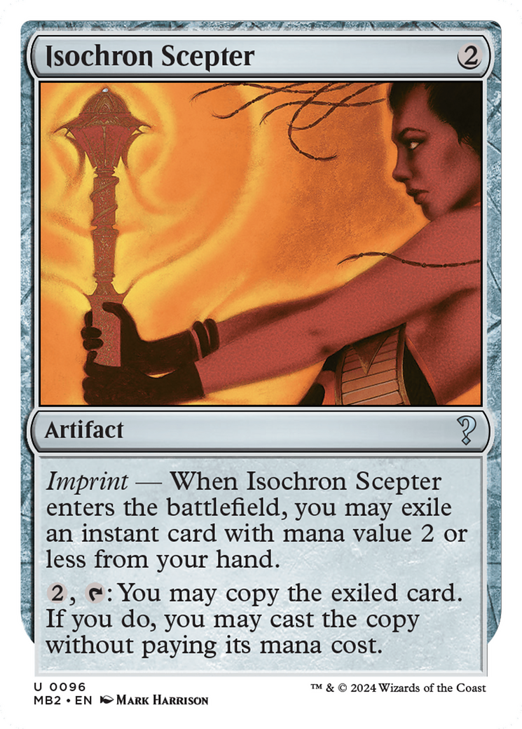 Isochron Scepter (White Border) [Mystery Booster 2] | Good Games Modbury