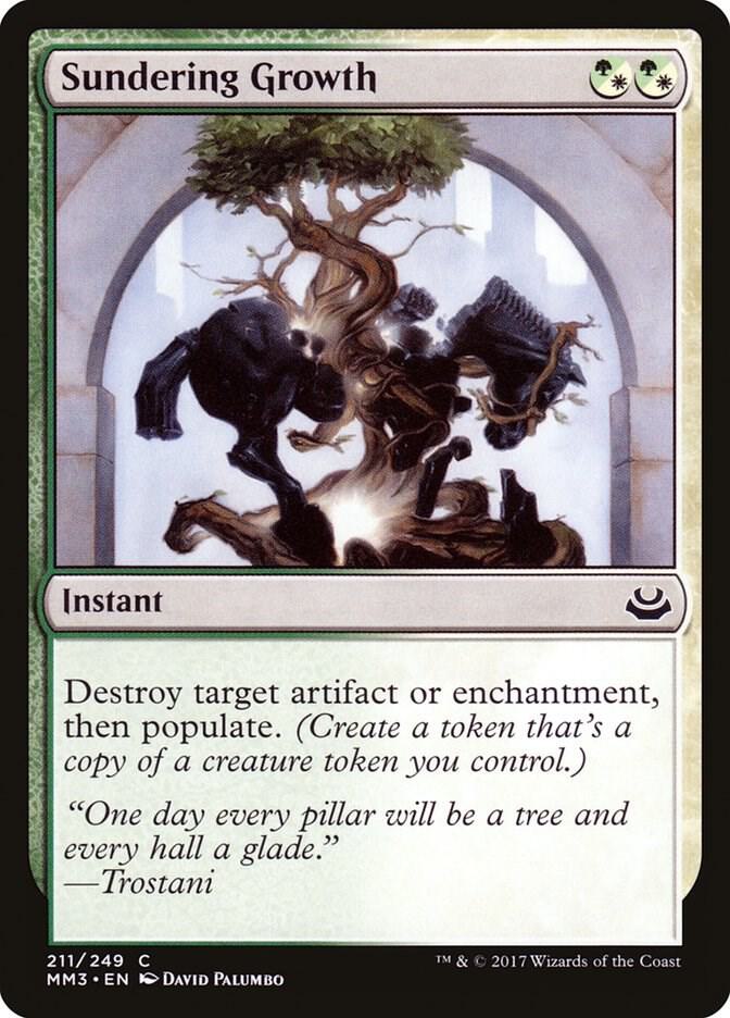 Sundering Growth 211/249 (Modern Masters 2017)  - Foil | Good Games Modbury