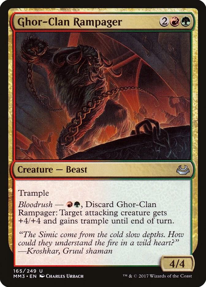 Ghor-Clan Rampager 165/249 (Modern Masters 2017)  | Good Games Modbury