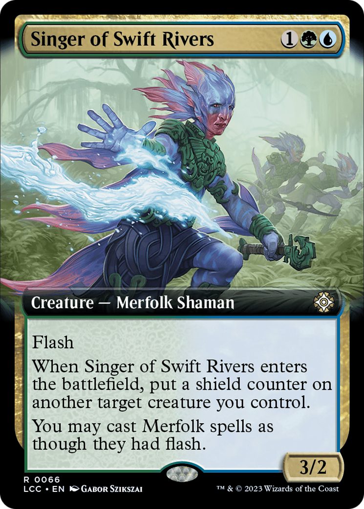 Singer of Swift Rivers (Extended Art) [The Lost Caverns of Ixalan Commander] | Good Games Modbury