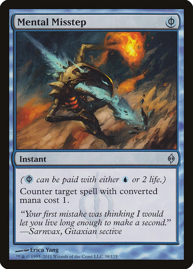 Mental Misstep 38 (New Phyrexia)  - Foil | Good Games Modbury