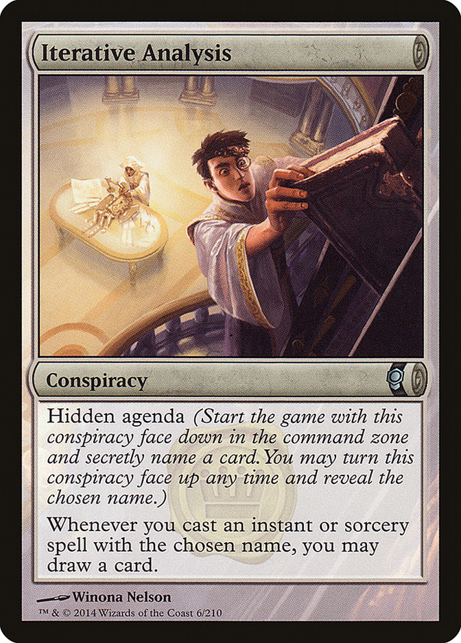 Iterative Analysis 6/210 (Conspiracy)  - Foil | Good Games Modbury