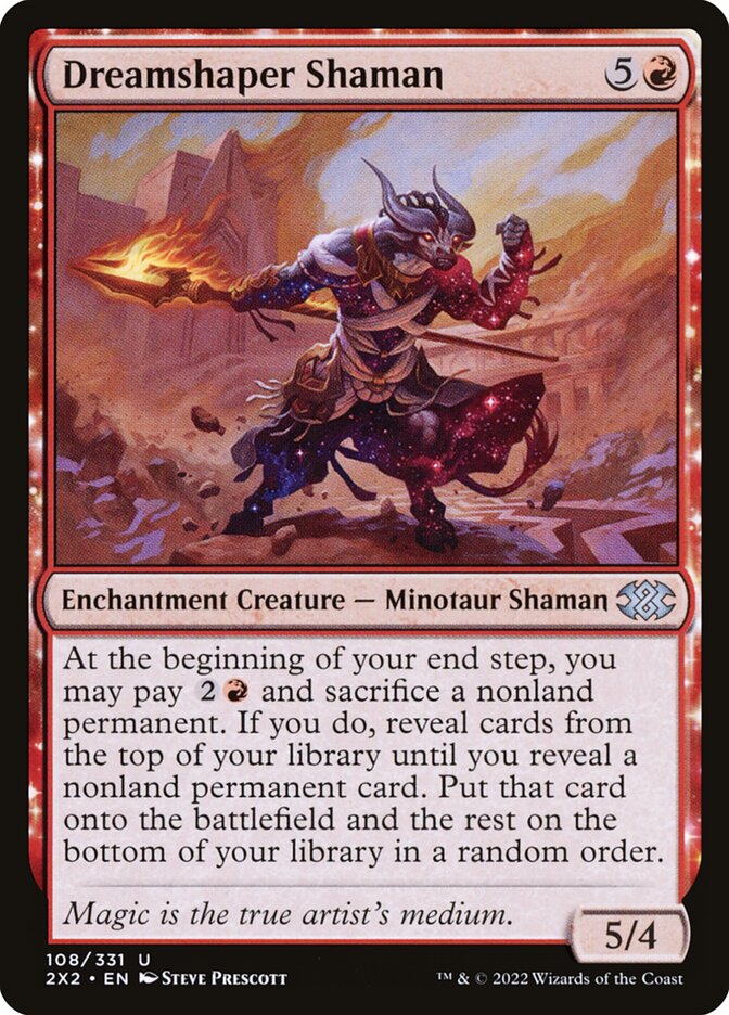 Dreamshaper Shaman 108/331 (Double Masters 2022)  - Foil | Good Games Modbury