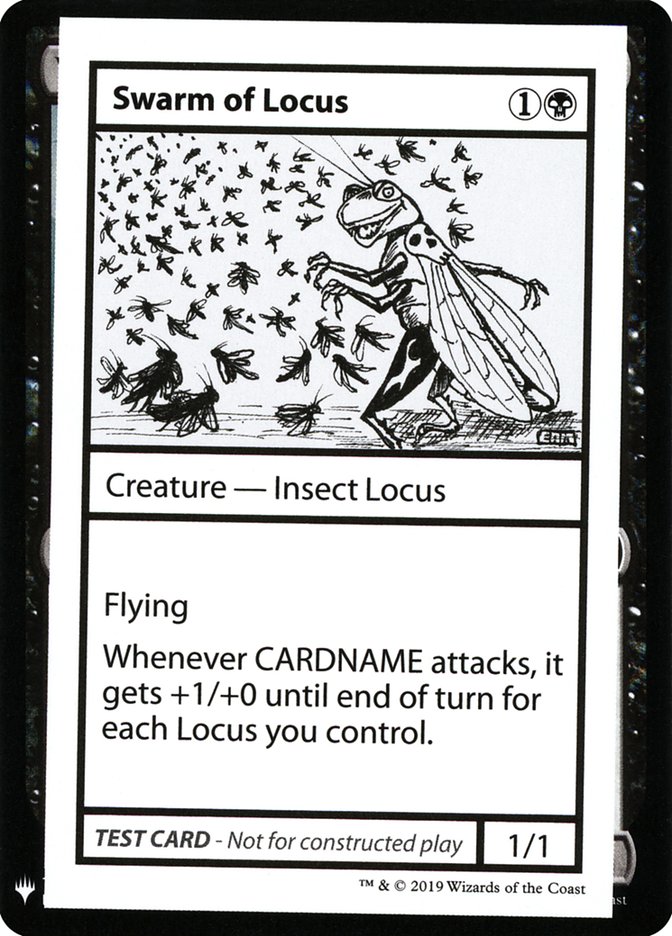 Swarm of Locus [Mystery Booster Playtest Cards] | Good Games Modbury