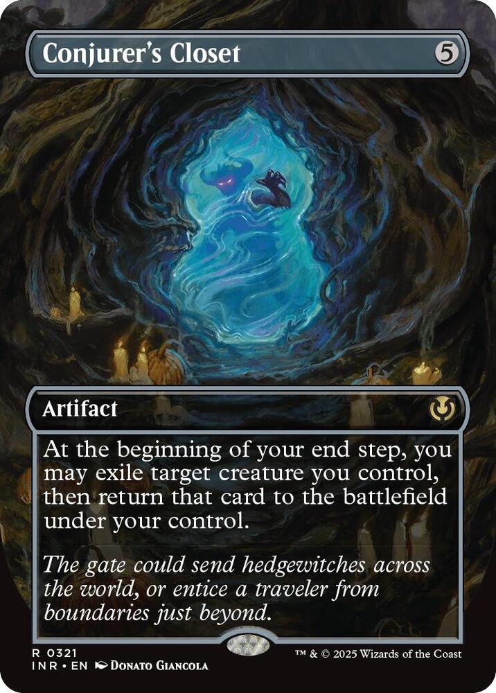 Conjurer's Closet 321/287 (Innistrad Remastered)  - Borderless Foil | Good Games Modbury